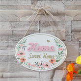 Homestic Door Decor Panel|Wall Hanging Wooden Frame Board (White)